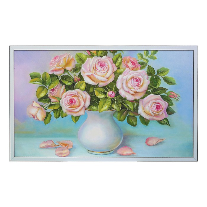 Картина "Букет нежных роз" 65*105 см