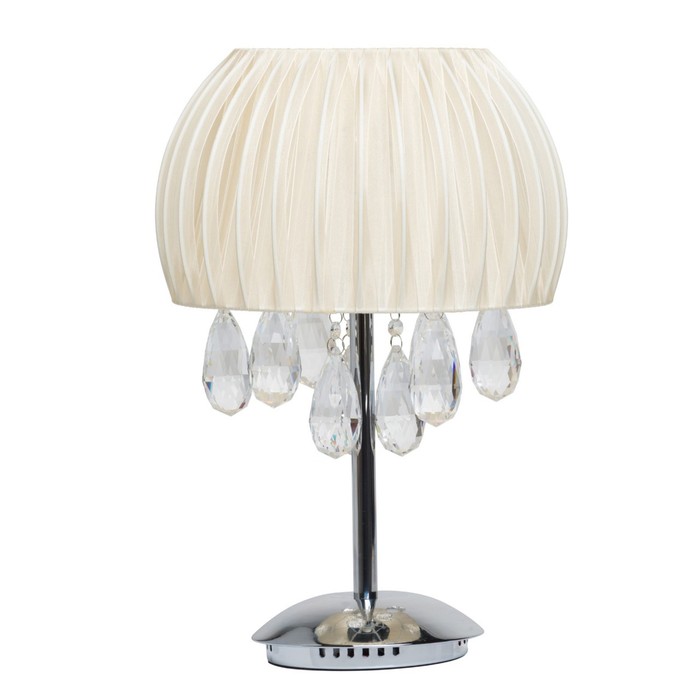 Настольная лампа "Жаклин" 4x20W G4 хром 34x34x48см