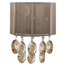 

Бра "Жаклин" 3x20W+2x3W G4+LED хром 30x21x15см