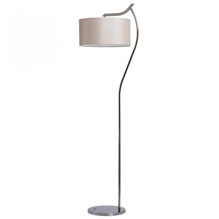 Торшер "Хилтон" 1x60W E27 хром 40x40x166см