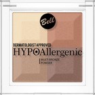 Пудра с бронзирующим и осветляющим эффектом Bell Hypoallergenic Multi Bronze Powder, тон 03 Пудра с бронзирующим и осветляющим эффектом Bell Hypoallergenic Multi Bronze Powder, тон 03