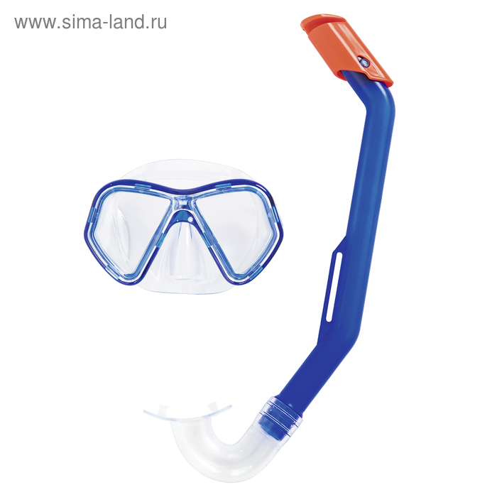 Набор для плавания Lil' Glider: маска, трубка, от 3 лет, цвет МИКС, 24023 Bestway набор для плавания meridian для взрослых маска ласты трубка от 14 лет размер 41 46 цвет микс 25020 bestway