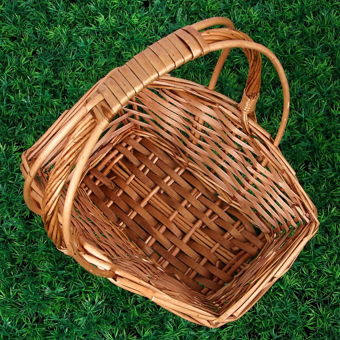 Корзина «Кристина», 29х18 см, H=13/29 см, натуральная, лоза