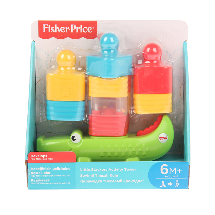 Игрушка-пирамидка "Весёлый крокодил"