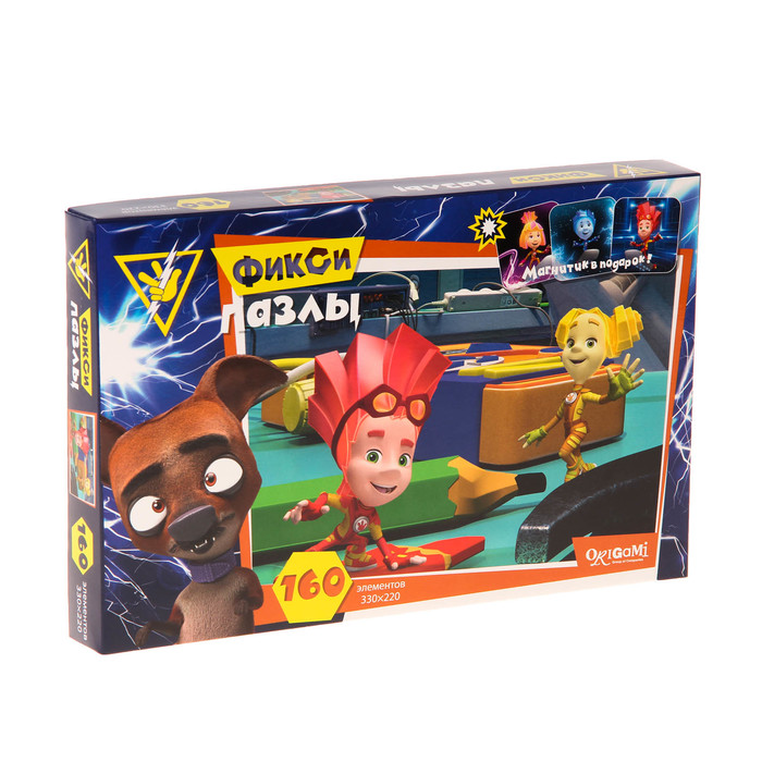 Пазл "Фиксики - Файер", 160 элементов + магнитик