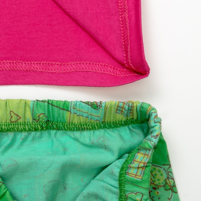 Пижама для девочки, рост 104-110 см, цвет розовый