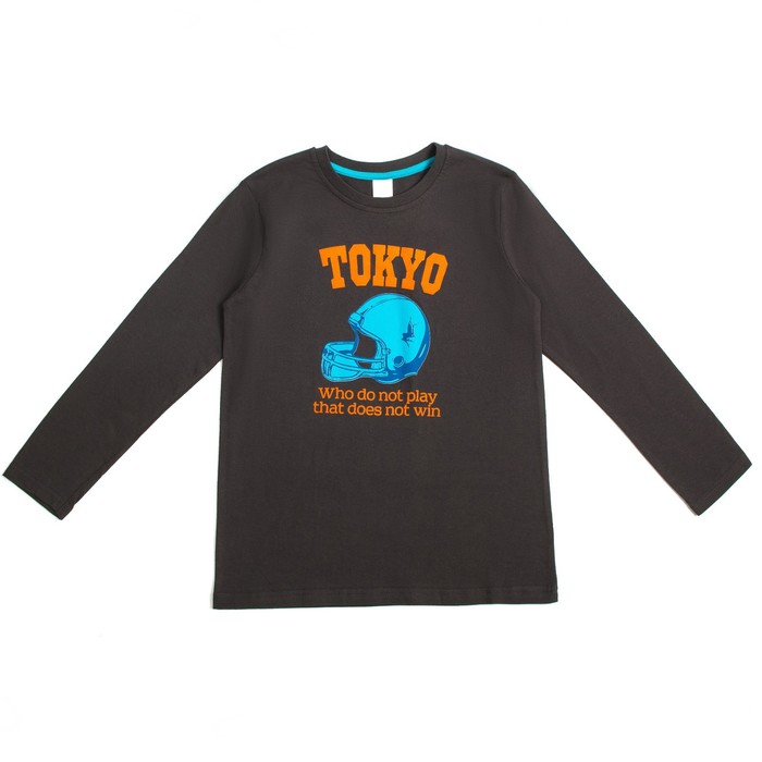 Джемпер для мальчика, рост 128-134 см, цвет серый