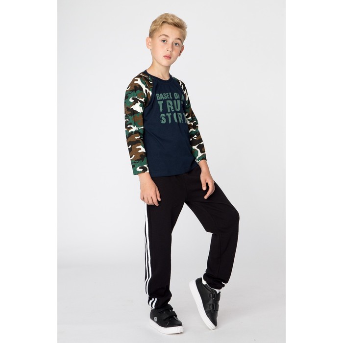 Джемпер для мальчика, рост 122-128 см, цвет синий