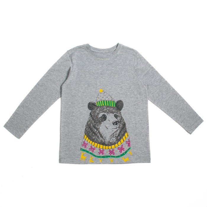 Джемпер для мальчика, рост 146-152 см, цвет меланж