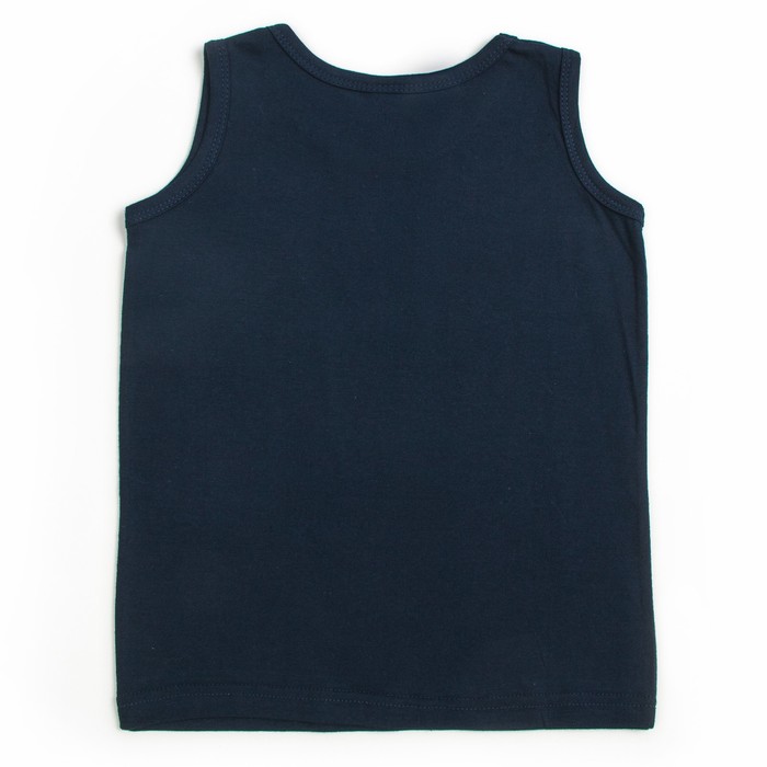 Майка для мальчиков, цвет синий, 140-146 см (40)
