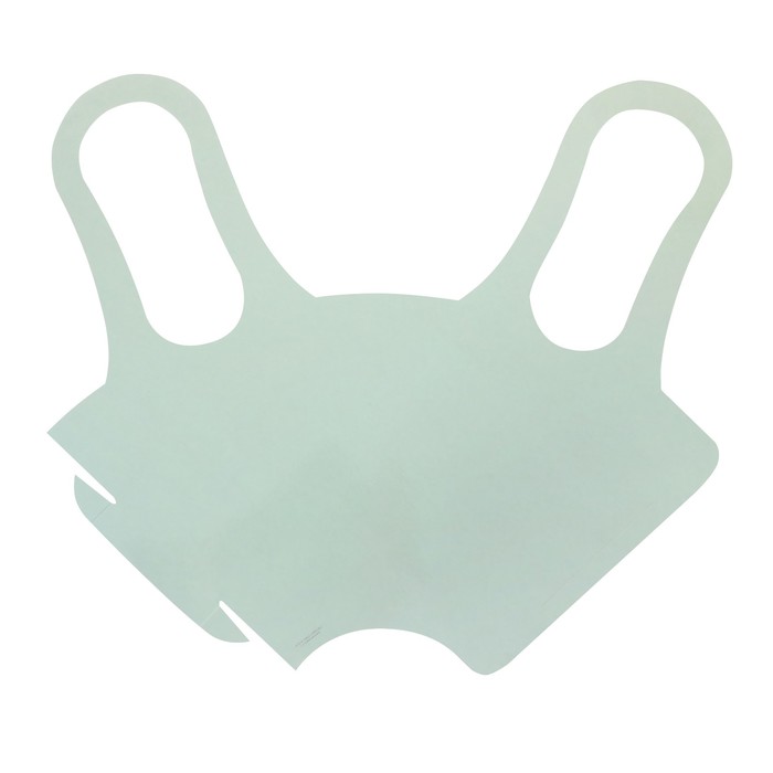 Пакет–конус с бумажными ручками «Бирюзовый», 15 × 38 см