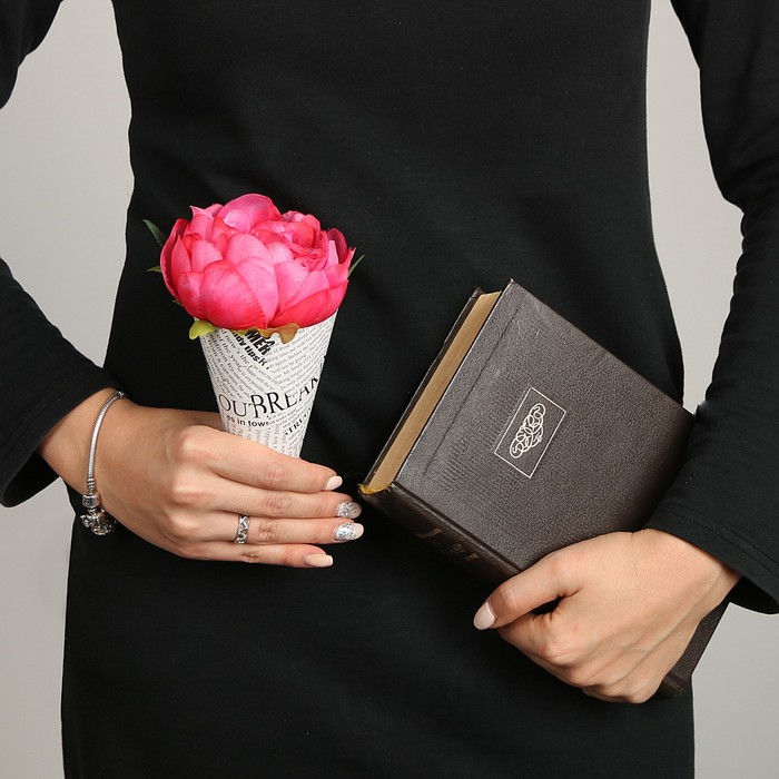 Мини‒конусный пакет «Газеты», 8,5 х 12 см