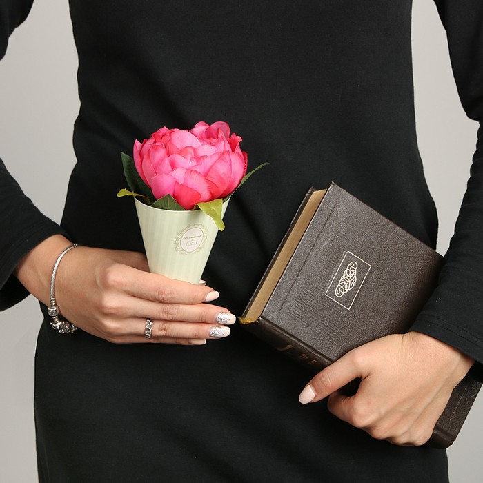 Мини‒конусный пакет «Вдохновения и счастья», 8,5 х 12 см