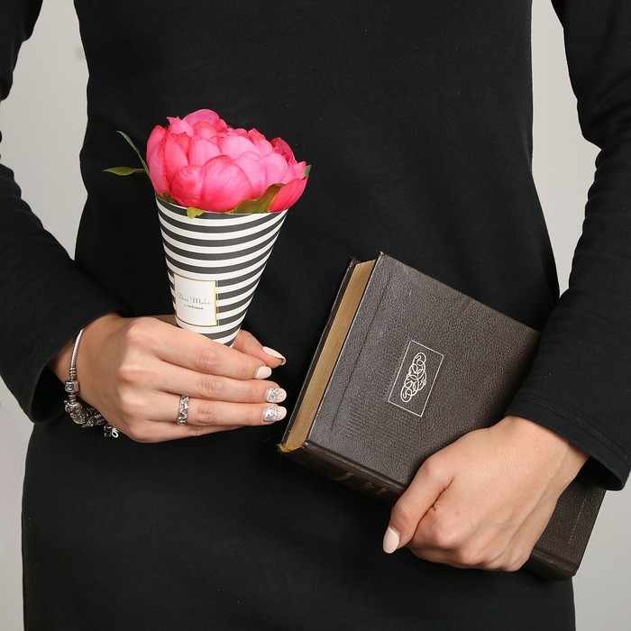 Мини‒конусный пакет «Для тебя с любовью», 8,5 х 12 см