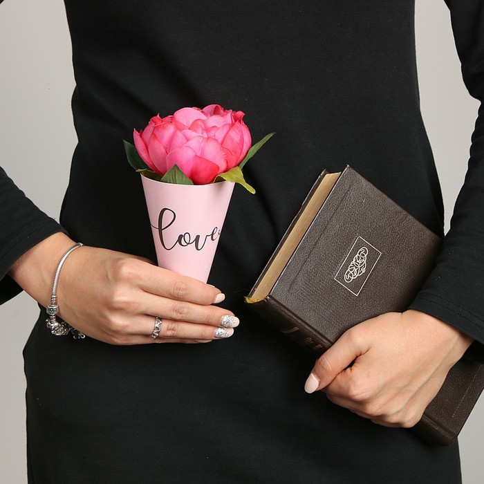 Мини‒конусный пакет Love, 8,5 х 12 см