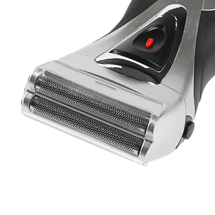 Электробритва DELTA DL-0710, 3 Вт, сеточная, серебристая с чёрным