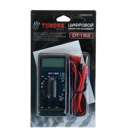 

УЦЕНКА Мультиметр ТУНДРА mini, цифровой DT-182