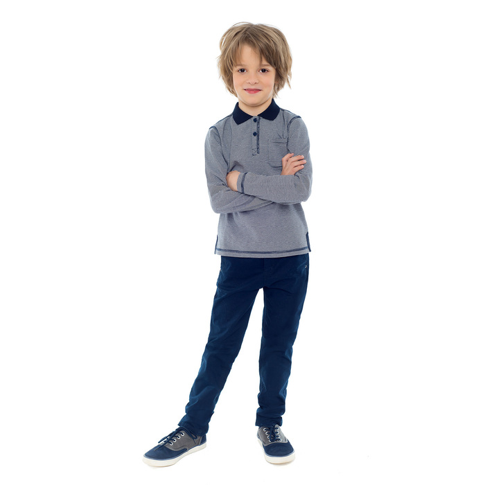 Джемпер для мальчика, рост 134-140 см, цвет полосатый AW17-GDLCH-748