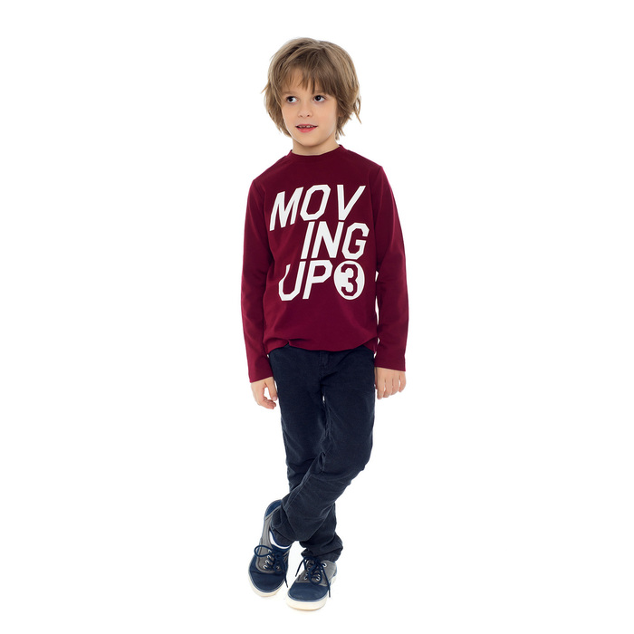 Джемпер для мальчика, рост 134-140 см, цвет бордовый AW17-GDLCH-757