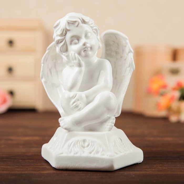 Статуэтка "Ангел малыш" цвет белый