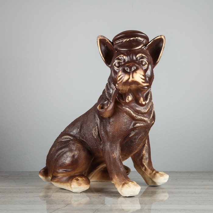 Копилка "Собака детектив" шамот