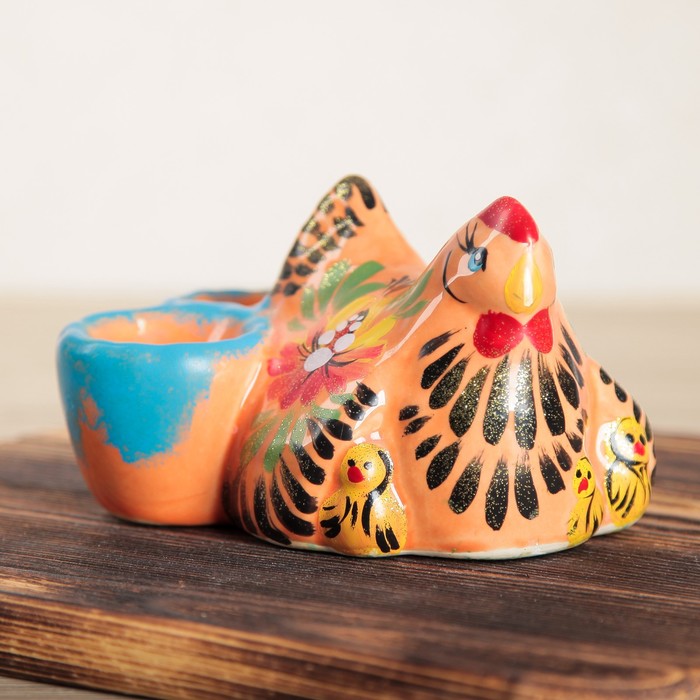 Подставка для яиц "Курочка Ряба", цветная, 8,5*14 см