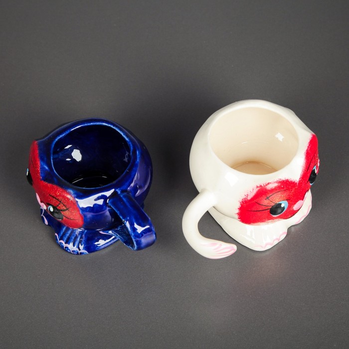 Чайная пара "Влюбленный под ручку", 9 х 10 см