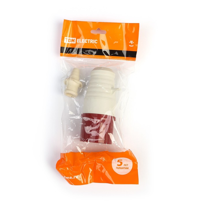 Вилка 014 3Р+РЕ 16А 380В IP44 TDM