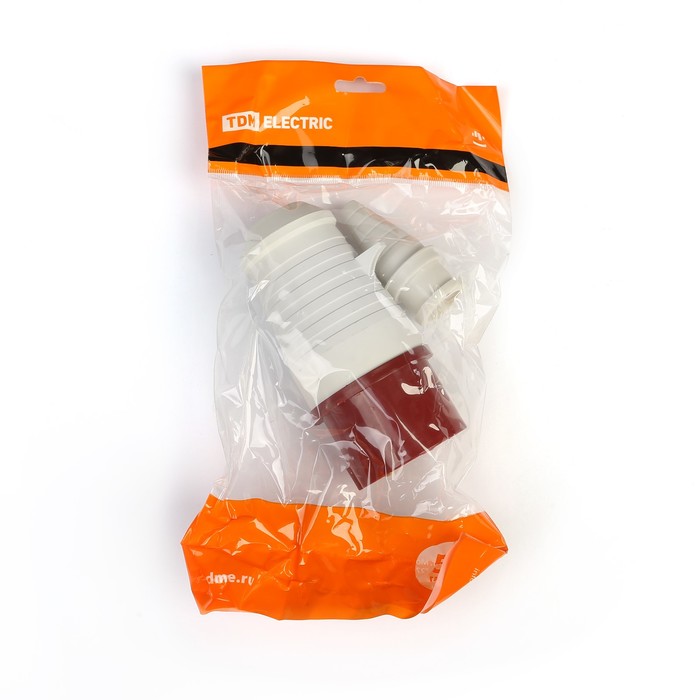 Вилка 015 3Р+РЕ+N 16А 380В IP44 TDM