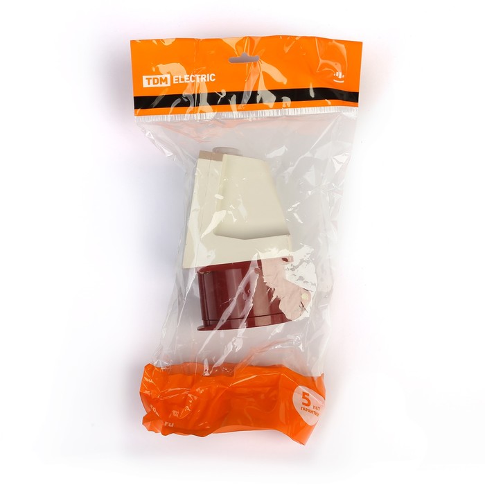 Розетка 115 стационарная 3Р+РЕ+N 16А 380В IP44 TDM