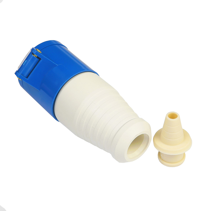 Розетка 213 переносная 2Р+РЕ 16А 220В IP44 TDM