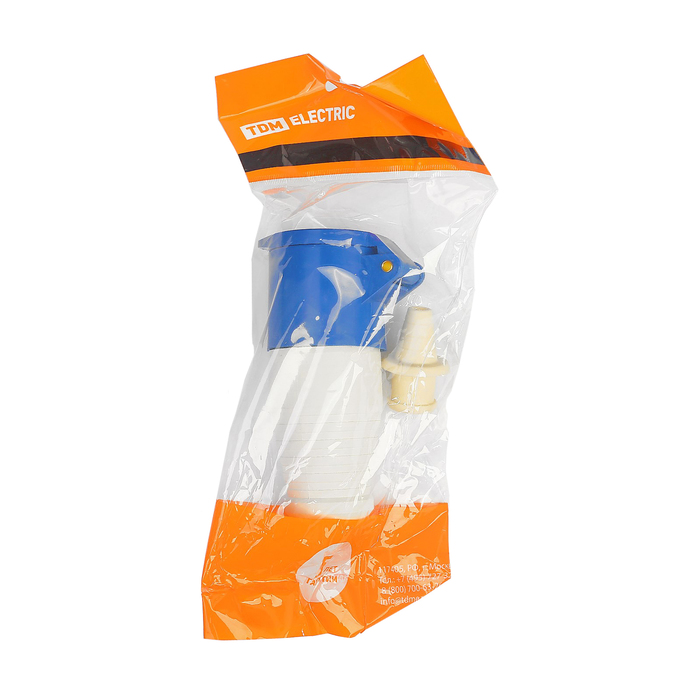 Розетка 213 переносная 2Р+РЕ 16А 220В IP44 TDM