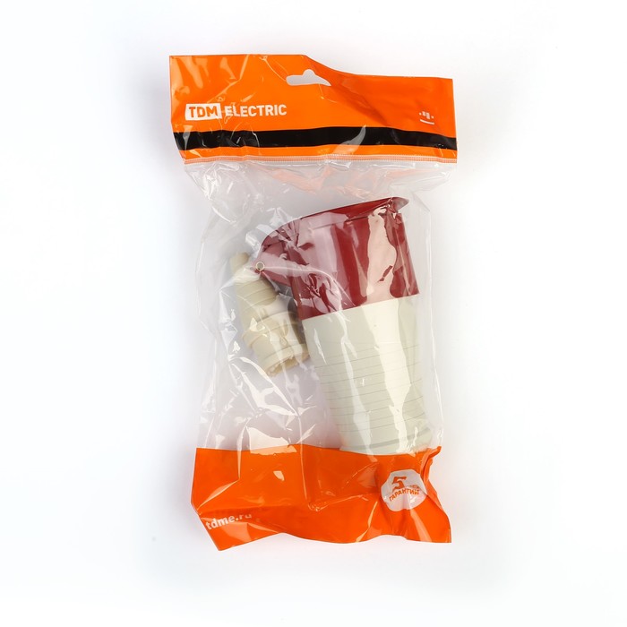 Розетка 215 переносная 3Р+РЕ+N 16А 380В IP44 TDM