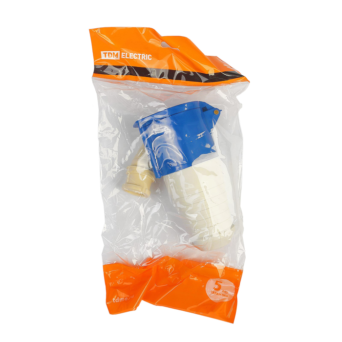 Розетка 223 переносная 2Р+РЕ 32А 220В IP44 TDM