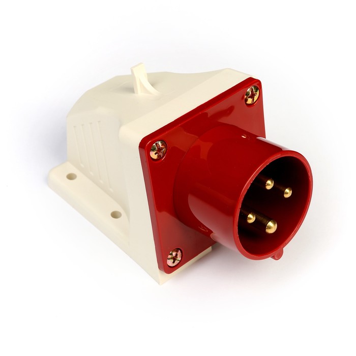 Вилка 514 стационарная 3Р+РЕ 16А 380В IP44 TDM