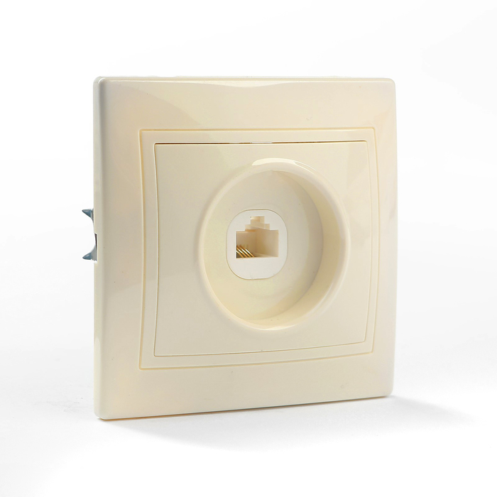 Розетка телефонная RJ11  сл. кость "Таймыр" TDM