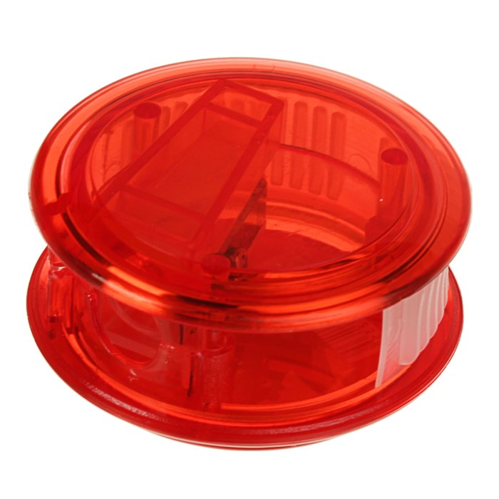 Точилка 1 отверстие с контейнером "Драконы", круглая, микс