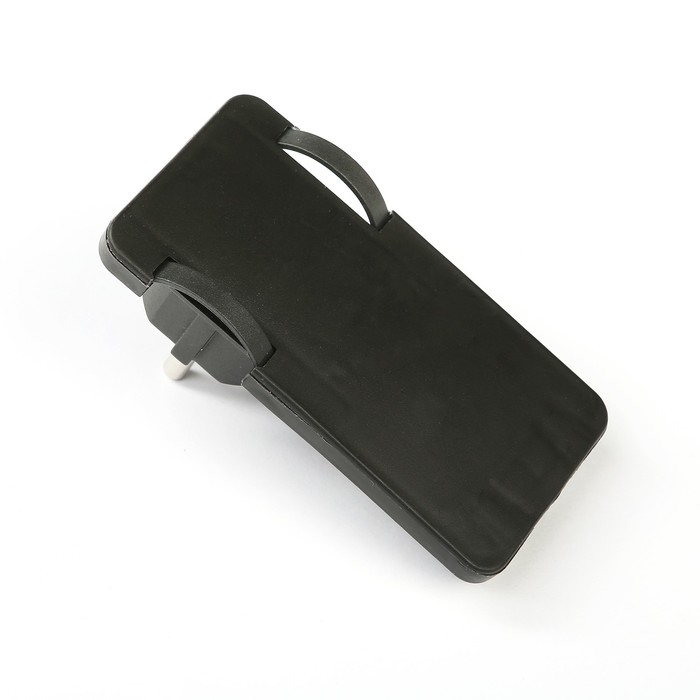 Вилка TDM, угловая, плоская, 8 мм, 16А, 250В, черная, SQ1806-0194