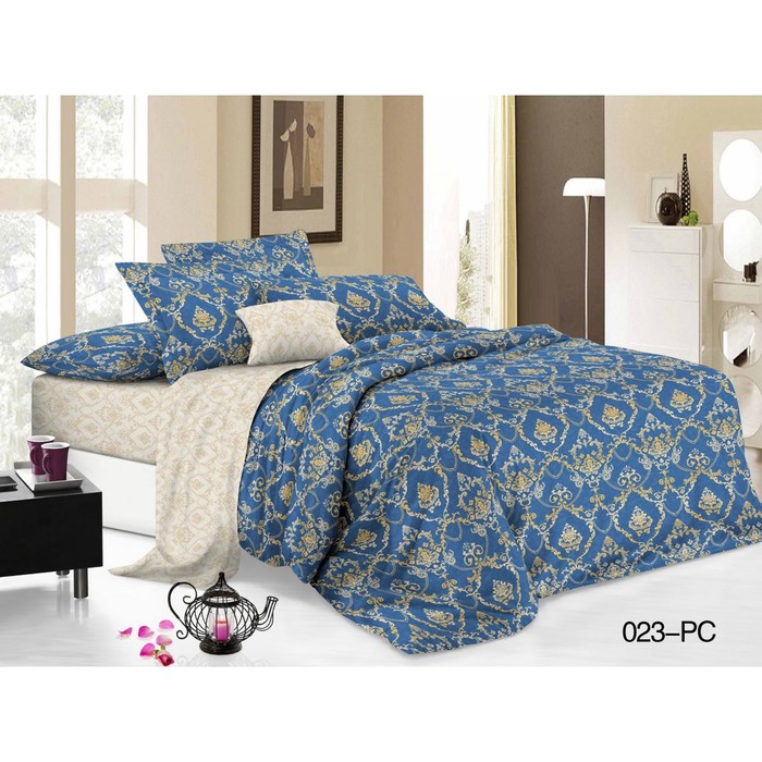КПБ дуэт Pure cotton, 220х240 см, 145х215 см-2 шт., 50х70 см 70х70 см по 2 шт., поплин 41/023-PC 3