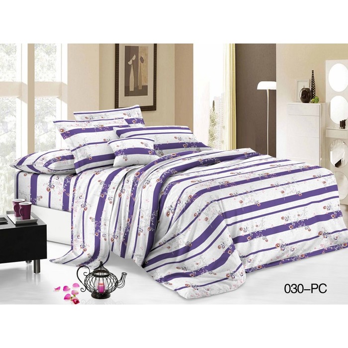 КПБ дуэт Pure cotton, 220х240 см, 145х215 см-2 шт., 50х70 см 70х70 см по 2 шт., поплин 41/030-PC 3