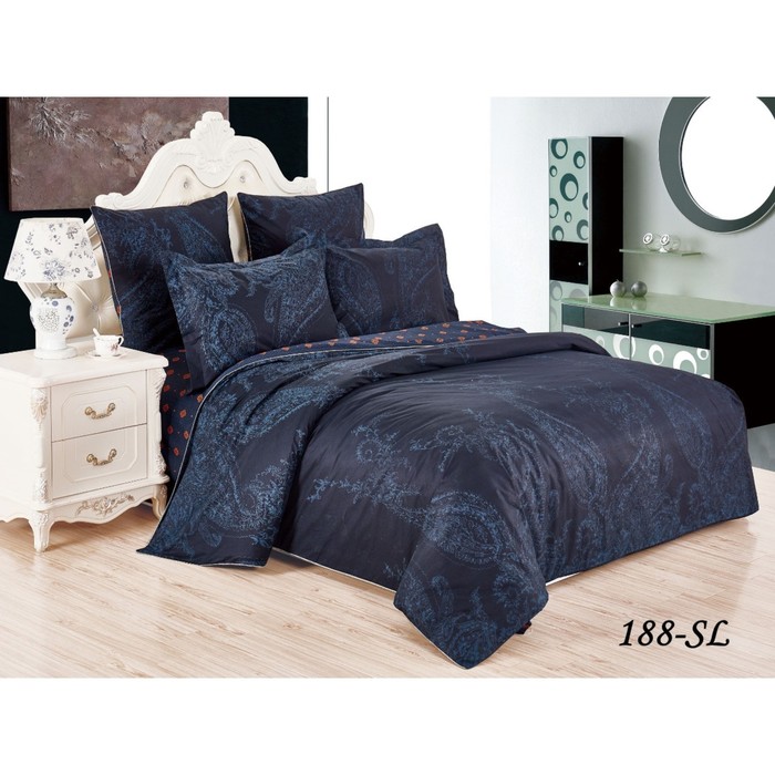 КПБ 1,5 сп., Satin lux, 150х220 см, 145х215 см, 70х70 см-2 шт., сатин 15/188-SL