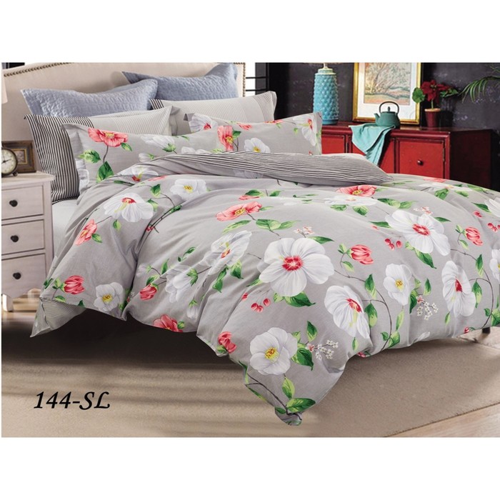 КПБ евро Satin lux, 220х240 см, 200х220 см, 50х70 см, 70х70 см по 2 шт., сатин 31/144-SL