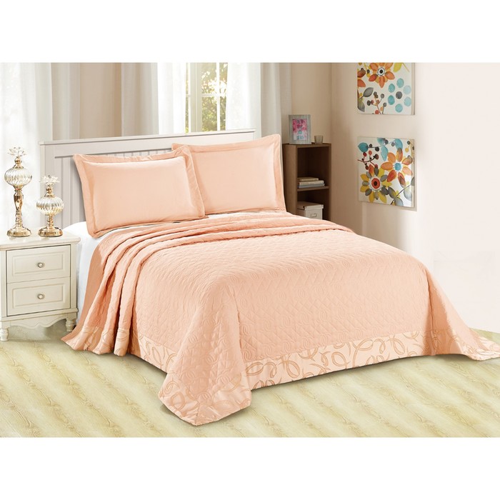 Комплект Monifico: покрывало 220 × 240 см, наволочки 50 × 70 см - 2 шт, 220/001-CH