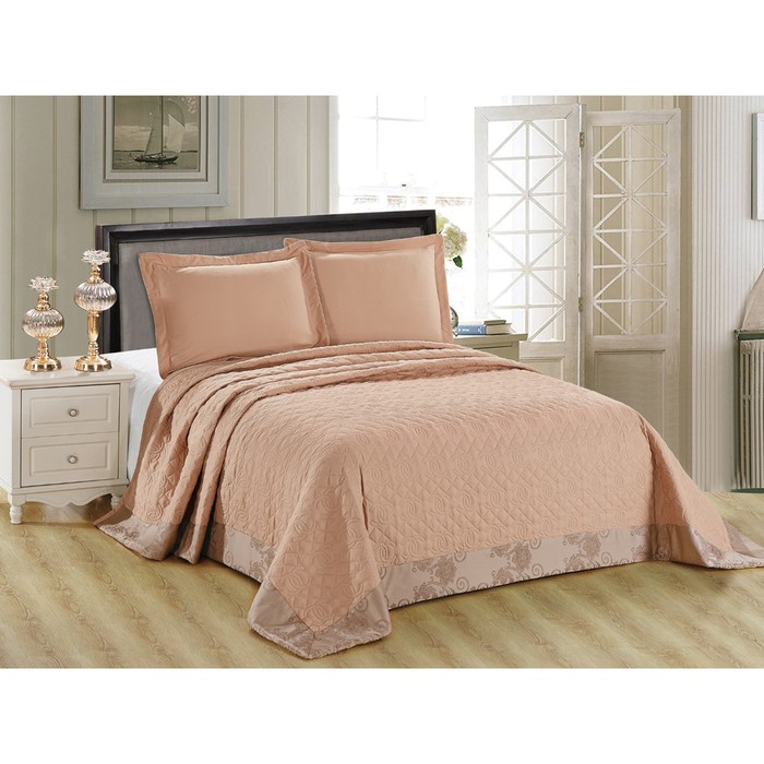 Комплект Monifico: покрывало 220 × 240 см, наволочки 50 × 70 см - 2 шт, 220/005-CH