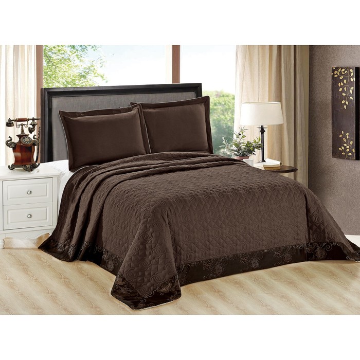 Комплект Monifico: покрывало 240 × 260 см, наволочки 50 × 70 см - 2 шт, 240/010-CH