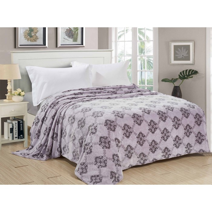 Плед "Бамбук", размер 200х220 см, микрофибра 200/208-pb