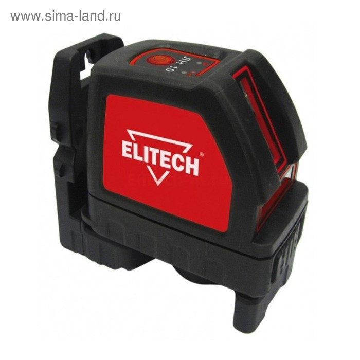 Нивелир лазерный Elitech ЛН 10, 3х1.5В (АА), 30/50м, ±1мм/5м, гор/верт луч, кронштейн