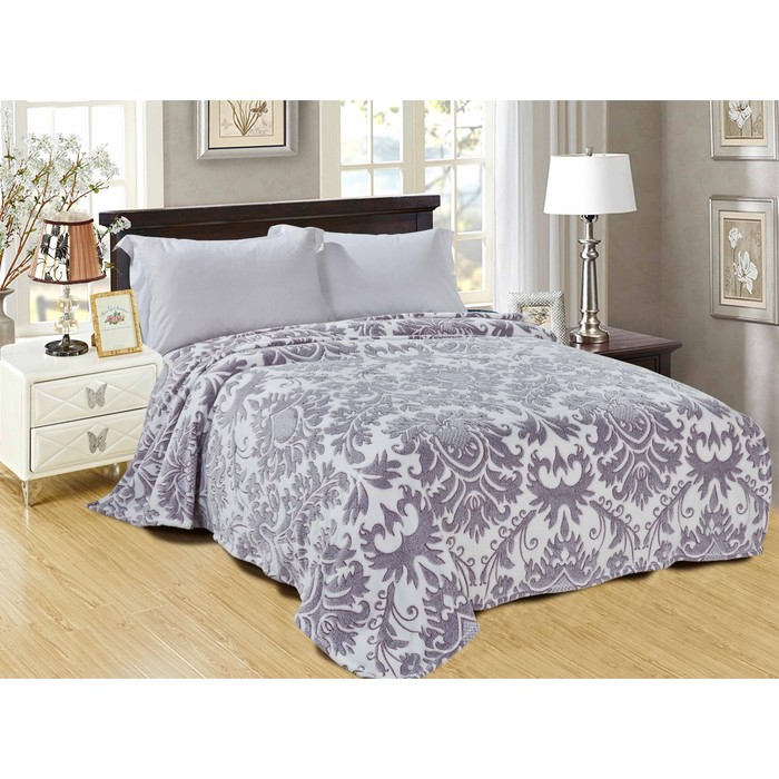 Плед "Бамбук", размер 200х220 см, микрофибра 200/209-pb