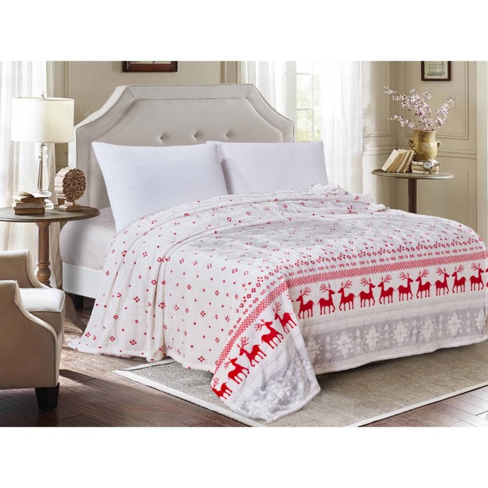 Плед "Калифорния", размер 180х200 см, велсофт 180/103-pf