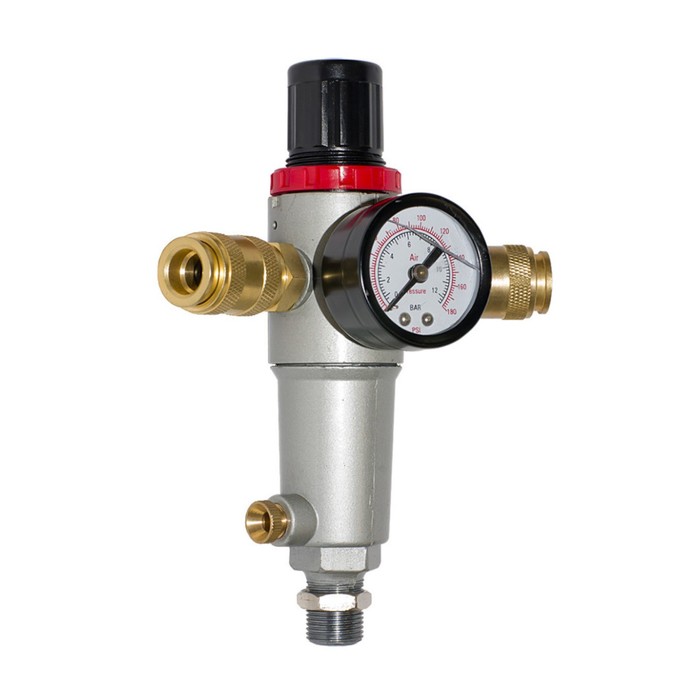 Фильтр FUBAG FR-003, с манометром, наружная резьба, 0-12бар, 3/8"